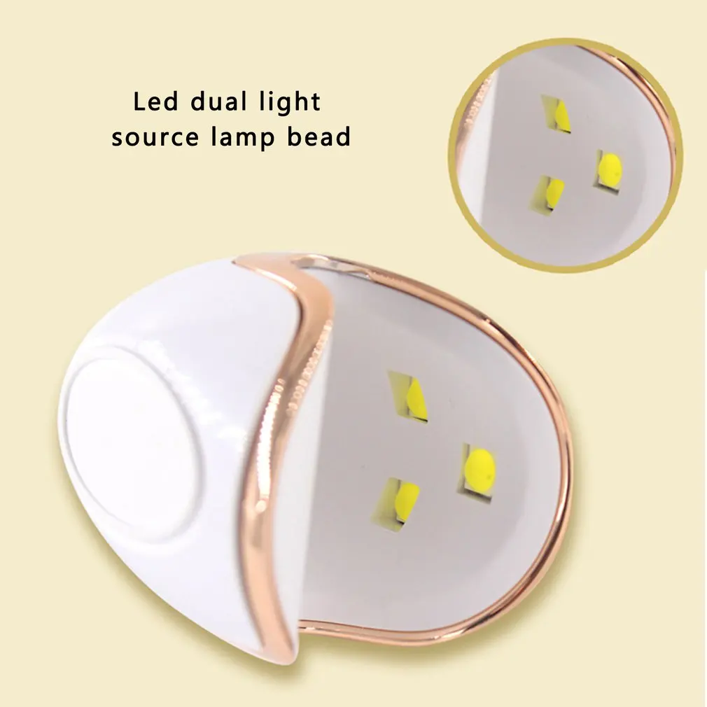 Dinosaur Eggs Nail Lamp Led Phototherapy Mini Quick-drying Portable Machine Beauty Tools For Fingernail | Красота и здоровье