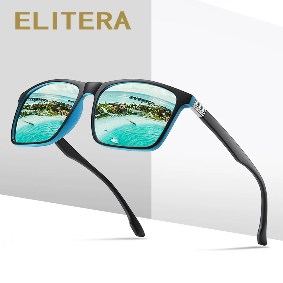 

Поляризованные солнцезащитные очки ELITERA TR90 для мужчин и женщин, спортивные солнечные очки с УФ-защитой, очки для вождения на открытом воздух...
