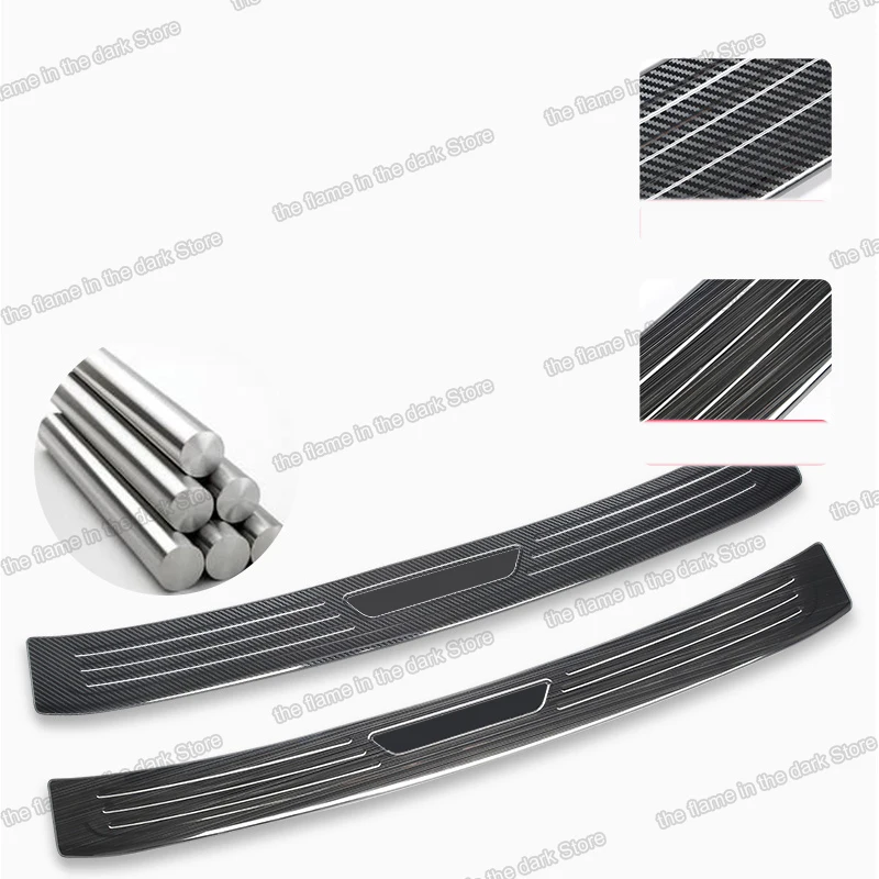 Автомобильный багажник из нержавеющей стали lsrtw2017 отделка углеродного волокна