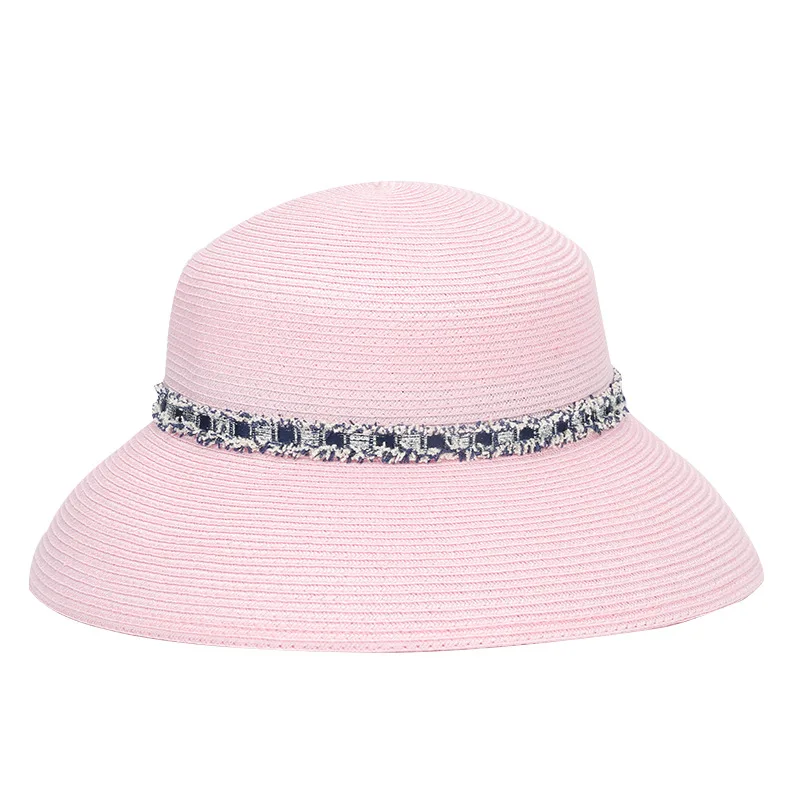 

Spring and Summer New Leisure Play Beach Hat Outdoor Sun Hat Wide Brim