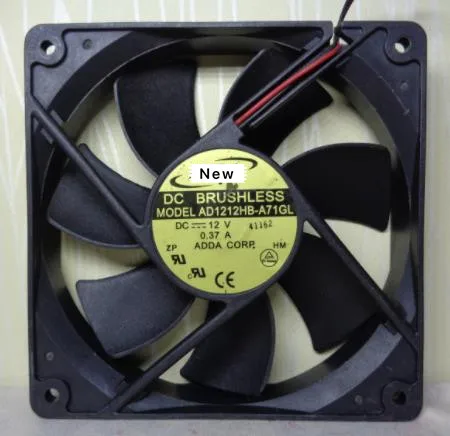 Для ADDA AD1212HB A73GL Сервер охлаждающий вентилятор DC 12V 0.37A 120x120x25 мм 3 провода|Пульты ДУ|
