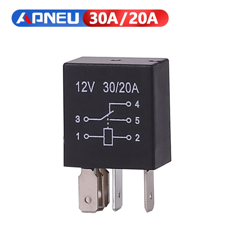 Мини фиолетовое реле 30A12V 24 В 4pin/5pin масляный насос кондиционер вентилятор