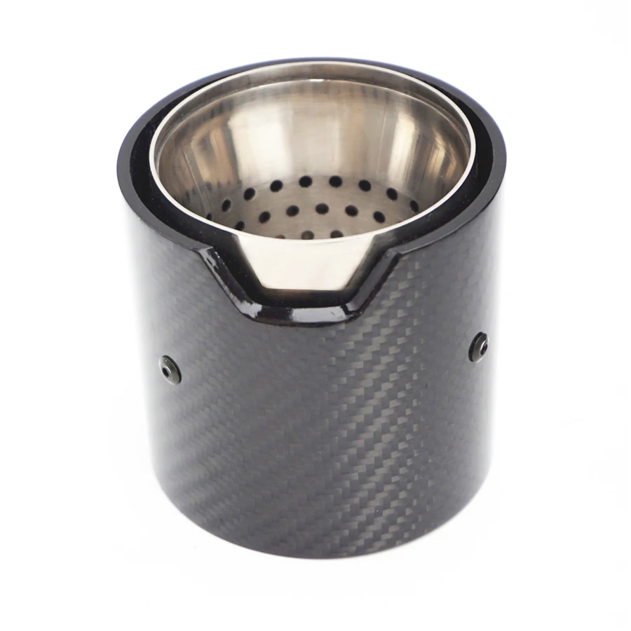 Универсальный глянцевый наконечник для воздухозаборника из 100% углеродного