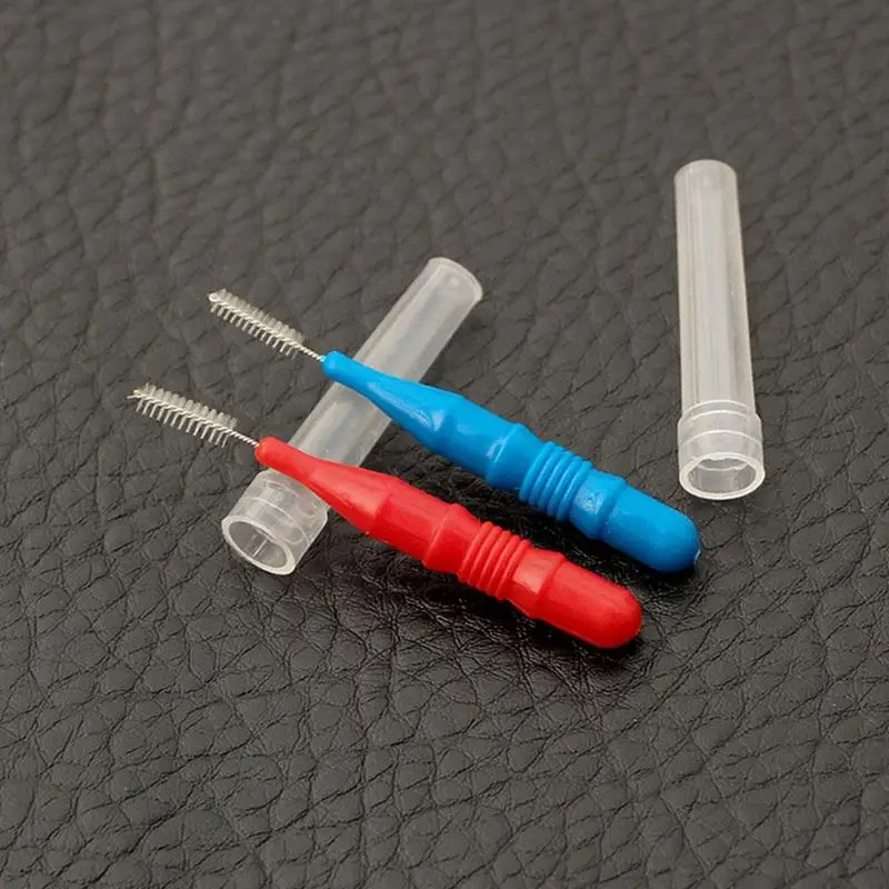 

20pcs/set Tooth Floss Mini Dental Cleaning Floss Plastic Random Dental Brush Toothpick Color Tools Interdental M4A7