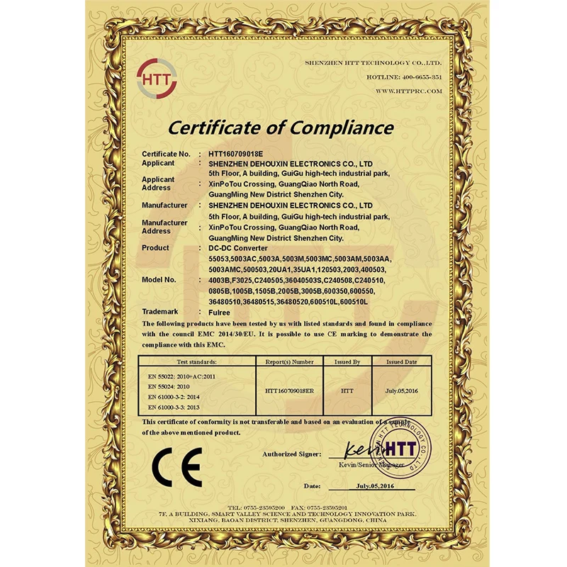 Водонепроницаемый понижающий преобразователь постоянного тока преобразователи