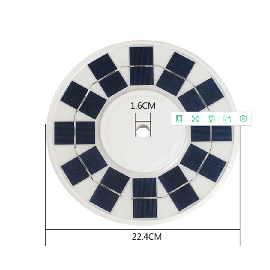 

128 Saving LED Solar Flag Pole Light Super-Bright White Lighting Outdoor Waterproof Downlight Solar Umbrella Light