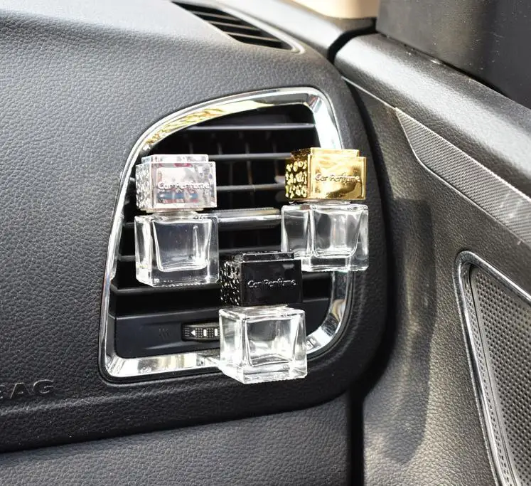 

Hot Car Ornament Decoration Perfume Empty Bottle Vents Clip Auto Air Conditioner Outlet Fragrance Diffuser SN417
