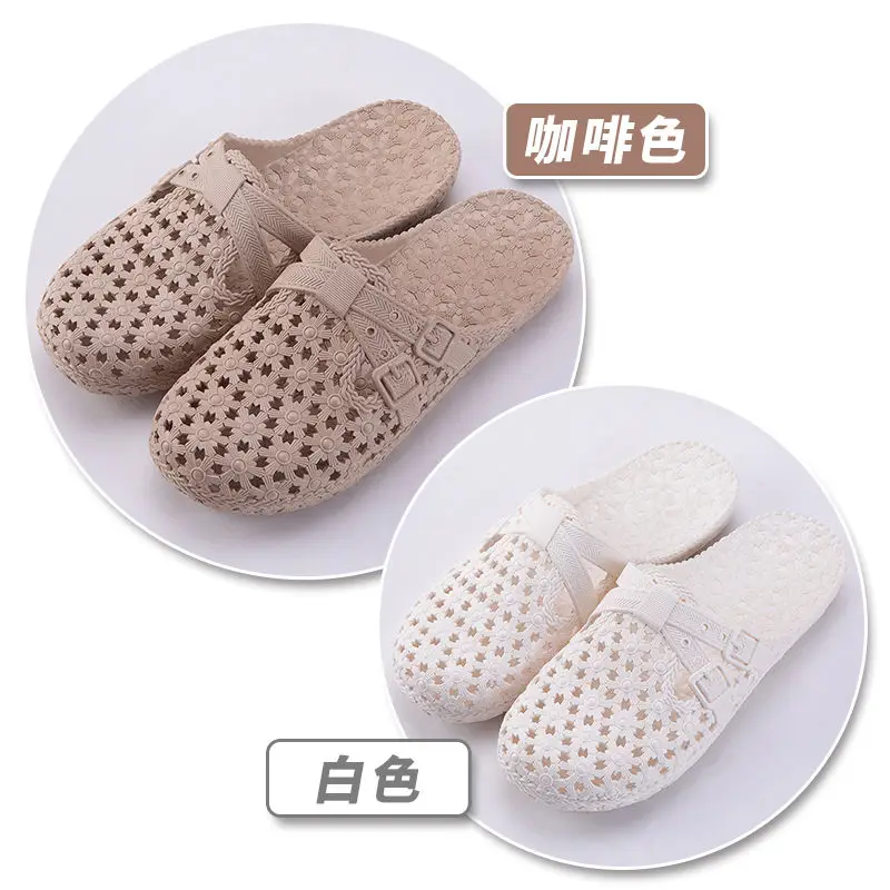 2 Pairs Hot 2021 Summer New Women Casual Clogs Sandals Outdoor Slippers Summer Slip On Women Flip Flops Jelly Sandalias Mujer