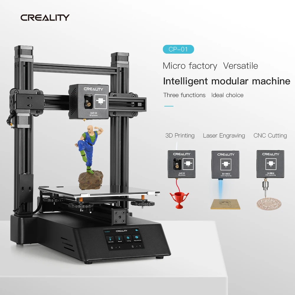 Новый CREALITY 3d принтер Ender CP-01 FDM Модернизированный дополнительный Can лазерная