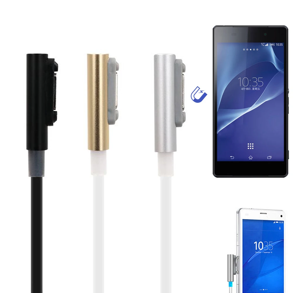 100 см USB магнитное зарядное устройство адаптер Магнитный зарядный кабель для Sony
