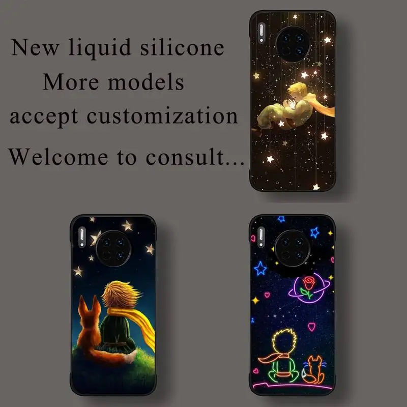 

The Little Prince And The Fox Phone Case For Huawei honor Mate 10 20 30 40 i 9 8 pro x Lite P smart 2019 nova 5t