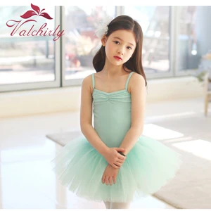 Новое балетное гимнастическое платье, боди-пачка для девочек