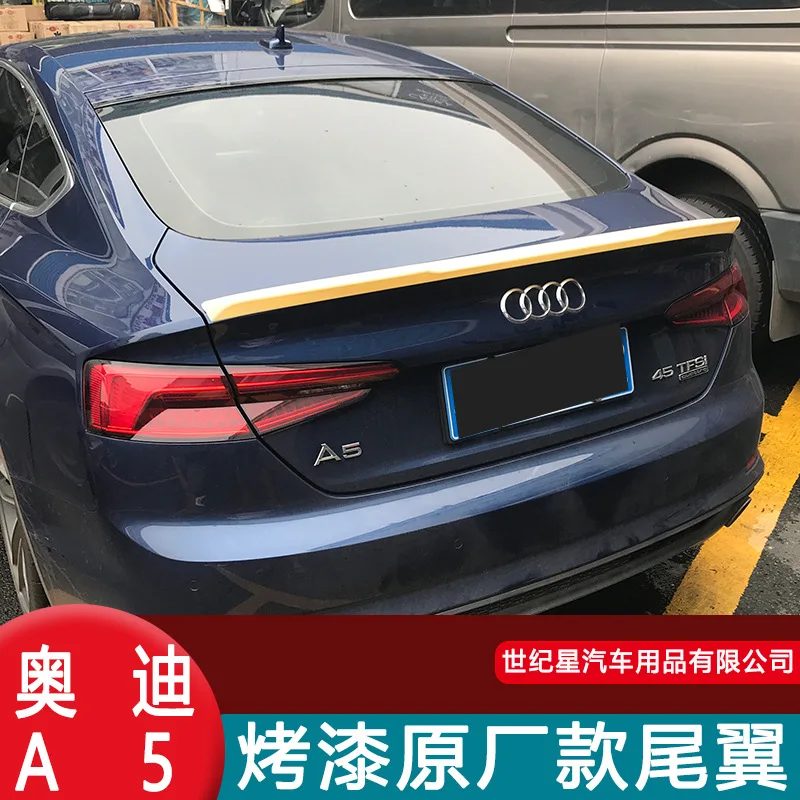 

Высококачественный задний спойлер Неокрашенный из АБС-пластика для Audi A5 S5 4 двери 2017-2020 крышка багажника автомобильный Стайлинг