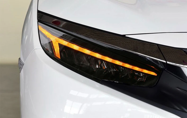 

Car Head Lamp for Honda civic Headlights Assembly 2016 2017 Dynamic Turn Signal Full LED Beams