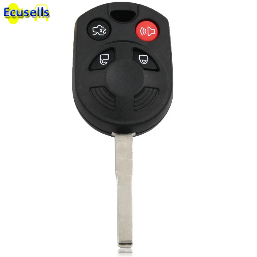 4 кнопочный дистанционный ключ оболочка для ключа чехол Ford C max Escape Focus Transit Connect uncut
