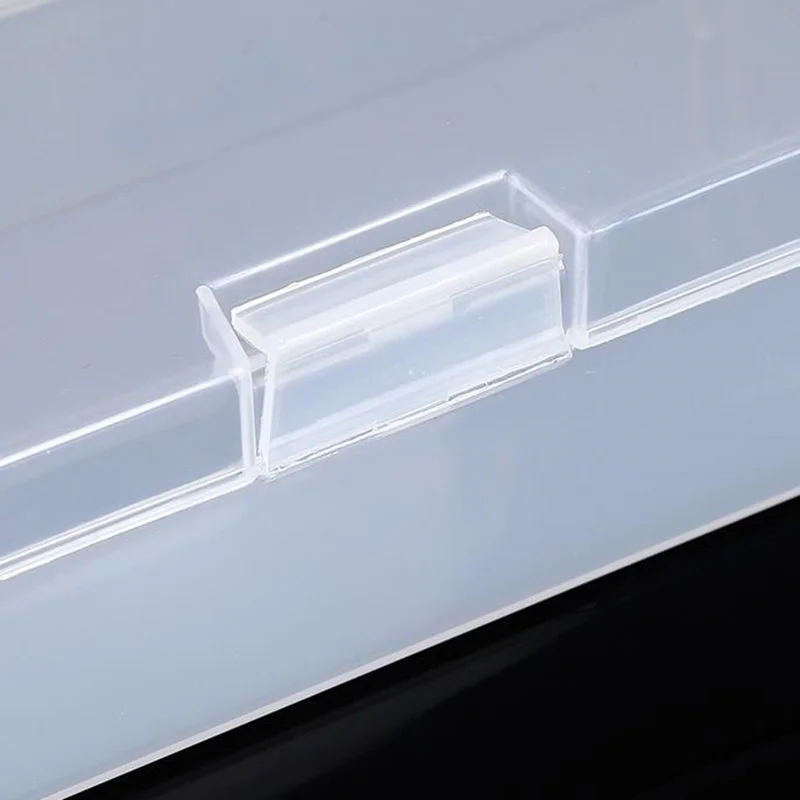 50 шт. пластиковые коробки для хранения ювелирных изделий прямоугольная