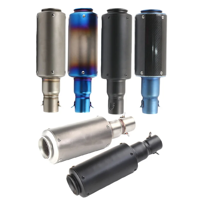 51 мм Универсальный выхлопной модифицированный лазерный скутер для мотоцикла GY6