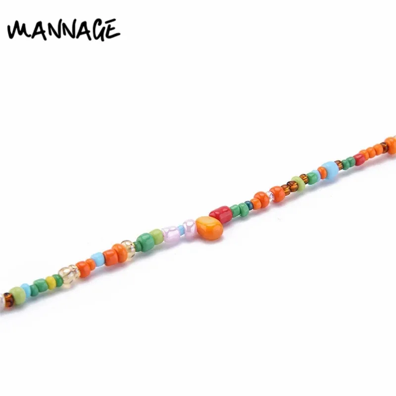 75 см красочные очки из бисера цепь ручной работы против скольжения