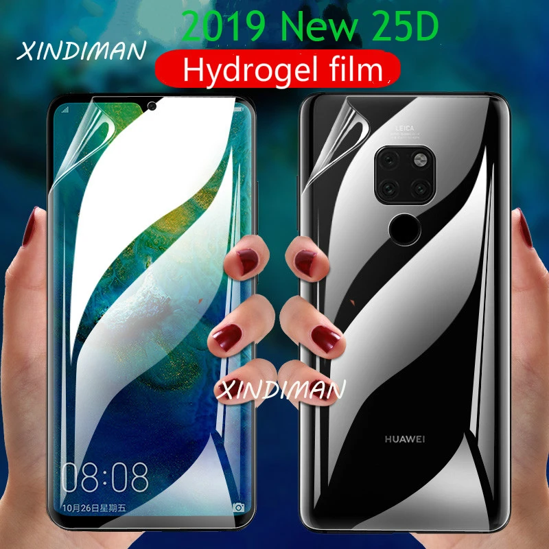 25D Защитная пленка для huawei mate20 20X Гидрогелевая mate20lite mate20pro Защита экрана mate20X 5G |