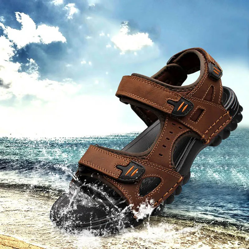 Мужские сандалии COSIDRAM Повседневные Удобные из коровьей кожи BRM 135 лето