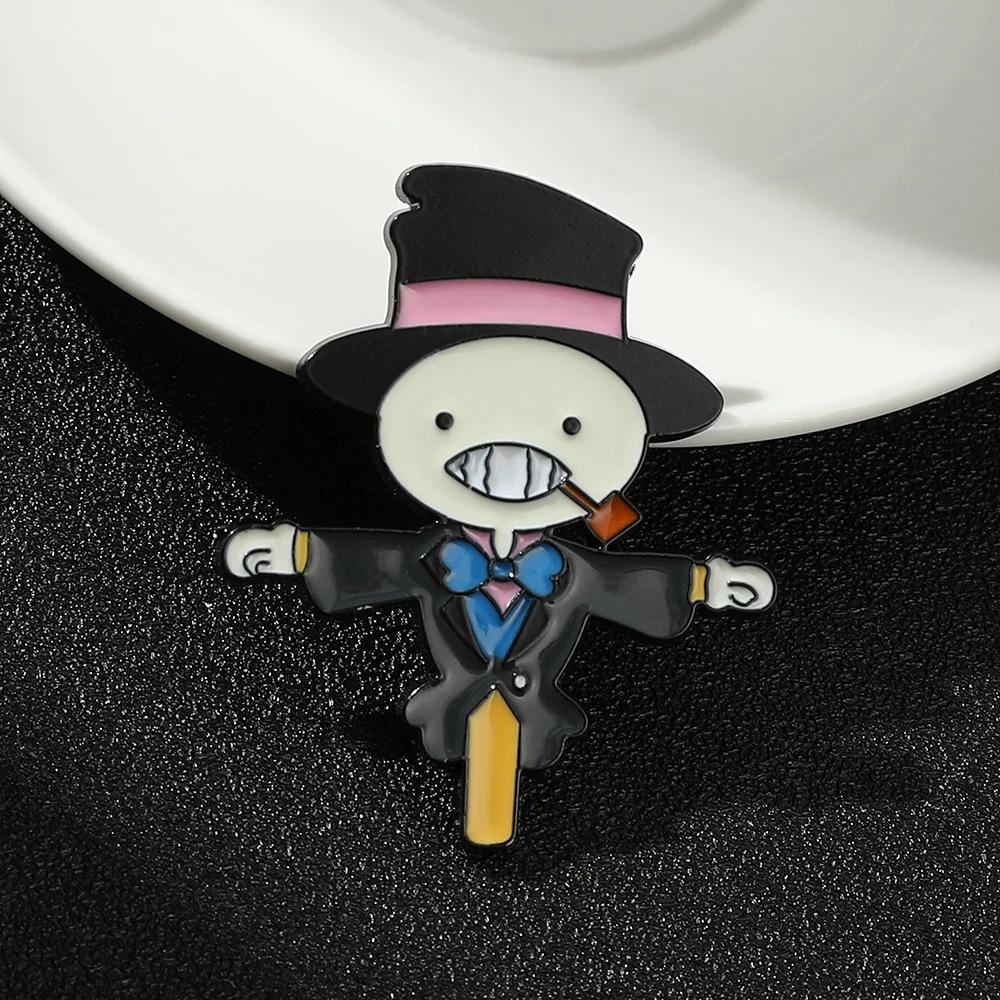 Миядзаки Хаяо булавка аниме Howl's Moving Castle пугало принц Эмаль Брошь Классическая