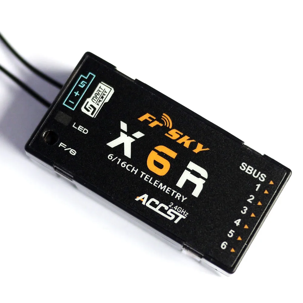 Телеметрический приемник FrSky X6R 6ch 16Ch S.BUS с умным портом | Игрушки и хобби
