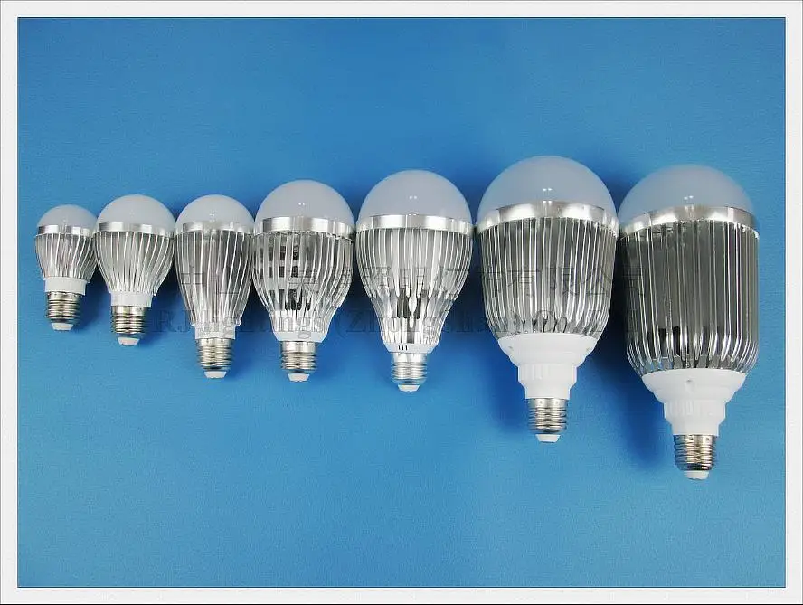 Алюминиевый светодиодный шар SMD5730 глобус светильник 3 Вт 5 7 9 12 15 18 AC85 265V E27 высокое