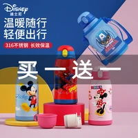 disney marvel thermos cups cute mickey water bottle spider man captain america sippy cup thermos bottle cute straw thermos cup