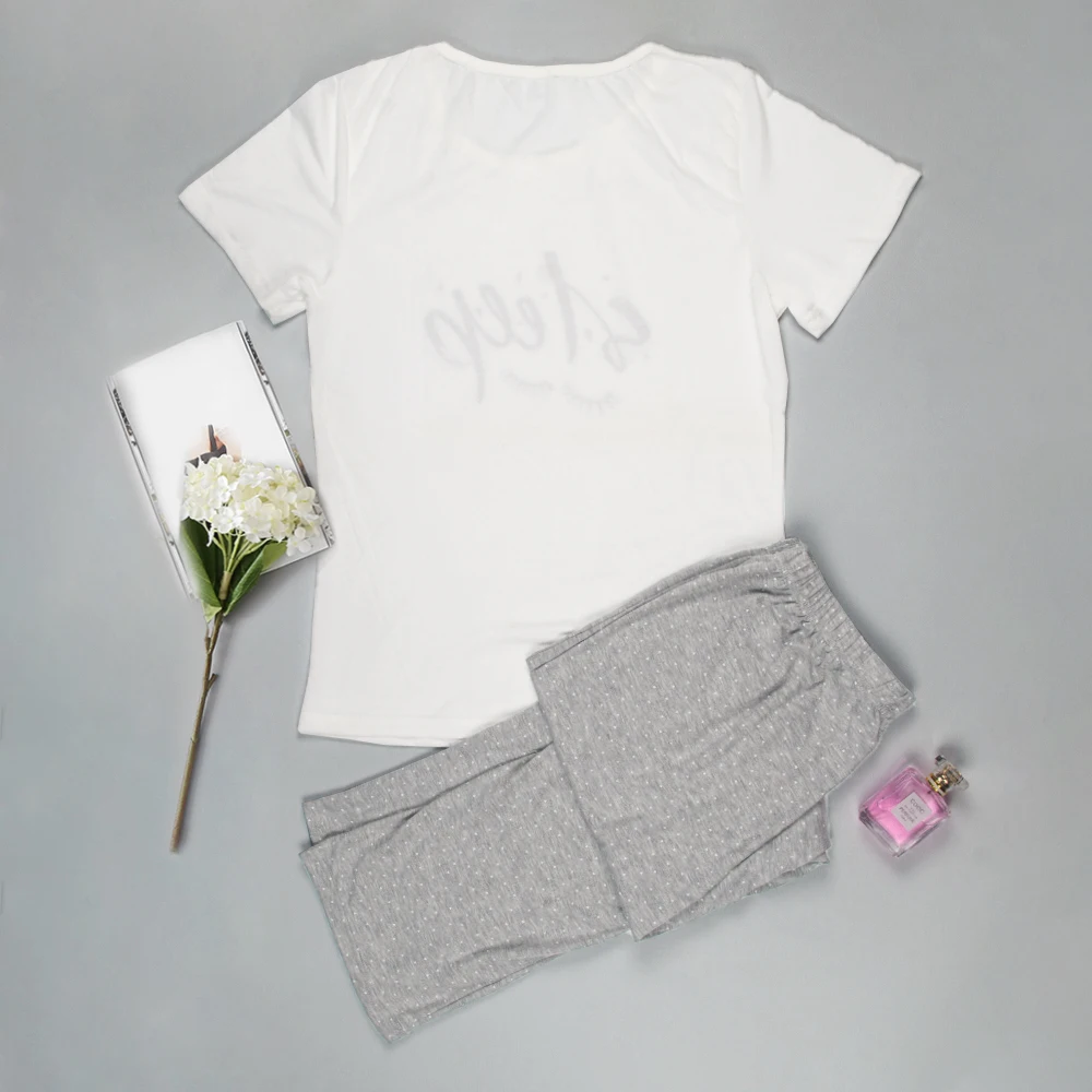 пижама женская хлопок пижамы женские с коротким рукавом хлопковые летние одежды