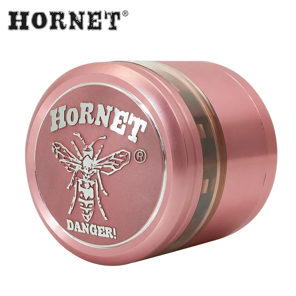 

HORNET DANGER Aluminum 63MM 4 Layer Herb Grinder Tobacco Grinder Crusher Miller