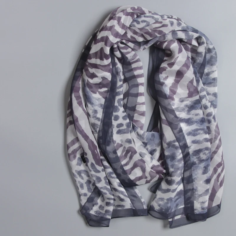 

Sales! Women's 100% Pure Silk georgette Long Big Scarf Shawl Wrap Neckerchief 168x52cm 66"x20" TT004-5