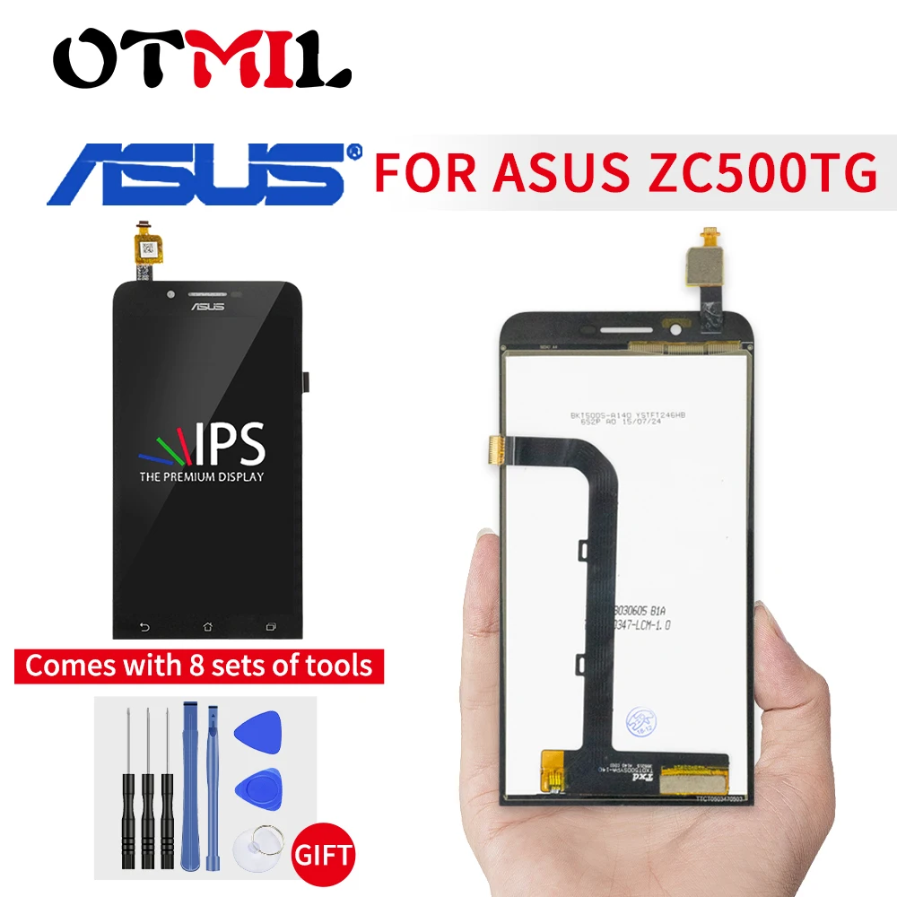 5 0 &quotОригинальный для Asus Zenfone Go ZC500TG ЖК дисплей с сенсорным экраном рамкой