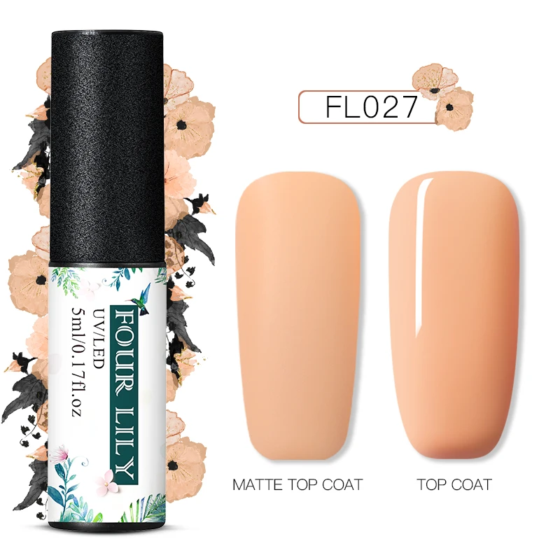 PS06798 Четыре Лили 60 Цвета Матовый УФ-гель для ногтей 5 мл Pure Nail Цвет матовый лаки для ногтей био-Гели Soak Off Гель лак для ногтей Лаки маникюрный лак - Цвет: PS06798