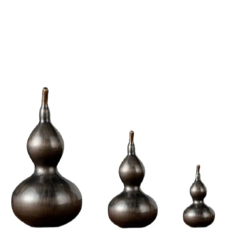 

Pure copper gourd lucky opening home high-end decoration office desktop light luxury living room entrance TV cabinet decoration