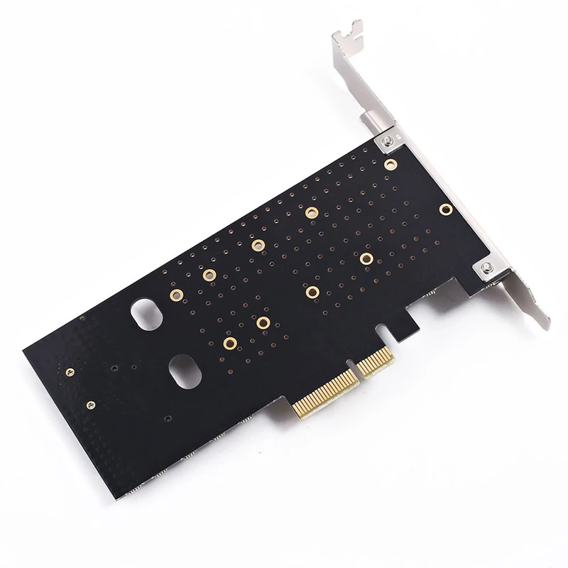 Двойной M.2 Адаптерная плата Pcie M2 Ssd Nvme (M) или Sata (ключ B) 22110 2280 2260 2242 2230 к Pci-E 3 0X4