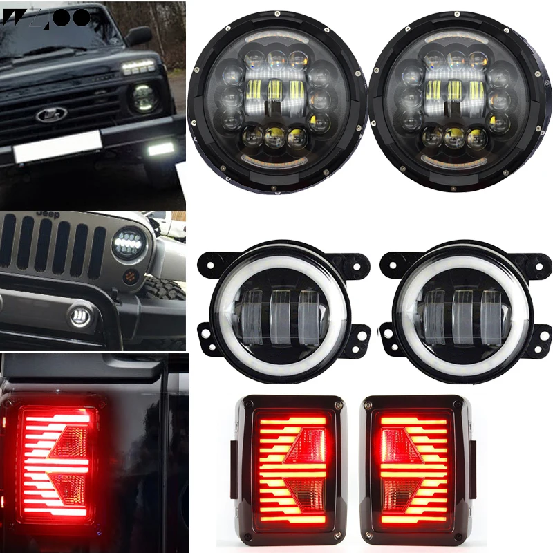 Светодиодный фонарь DRL 7 &quot90 Вт 4 дюймовый противотуманный светильник и