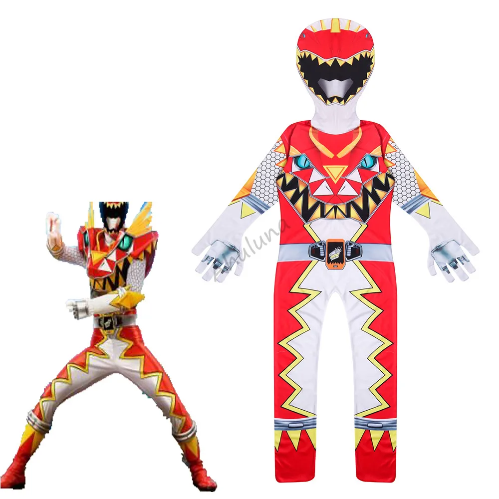 Костюм на Хэллоуин Power Mecha для детей супер экшн-фигурки пяти звёзд комбинезон