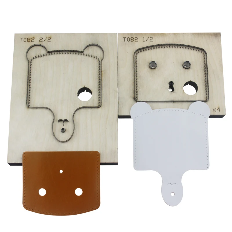 

Japanese Steel Metal Knife Mold Dog Coin Purse Bank Bus Card Bag Handmade Leather Laser Knife Mold Cutter Customized