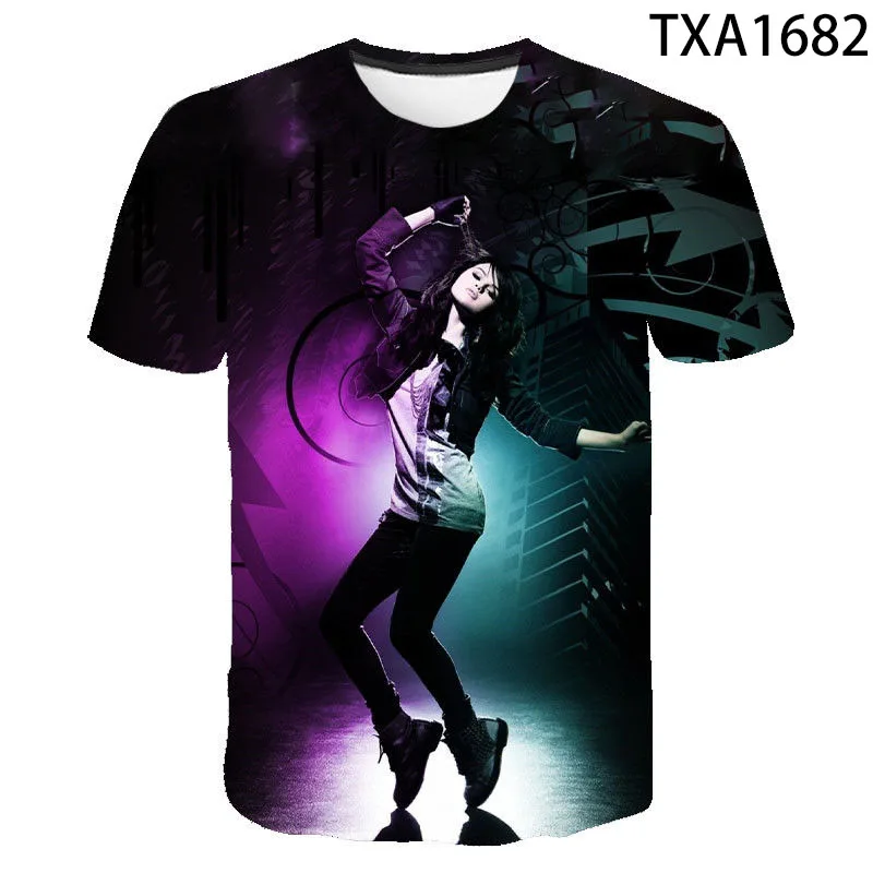 

Men Women Children Summer Short Sleeve Street Dance Fashion 3D Printed T-shirt Casual Boy Girl Kids Streetwear Cool Tops Tee