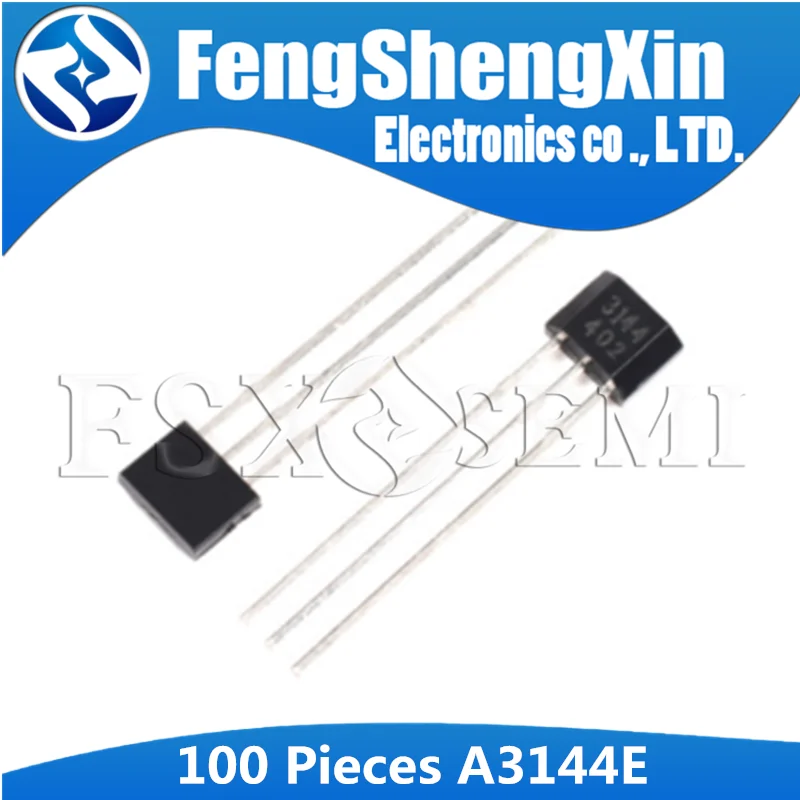 100 шт./лот Новый A3144 A3144E A3144EUA OH3144E 44E датчик эффекта Холла 3144 детской | Электронные