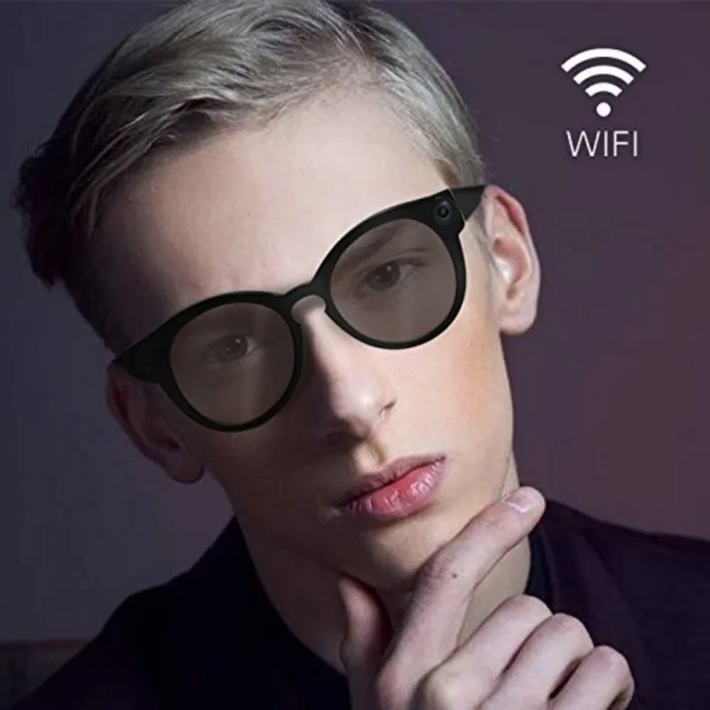 Многофункциональные очки с Wi-Fi камера четким HD разрешением 1080 P видео фото для