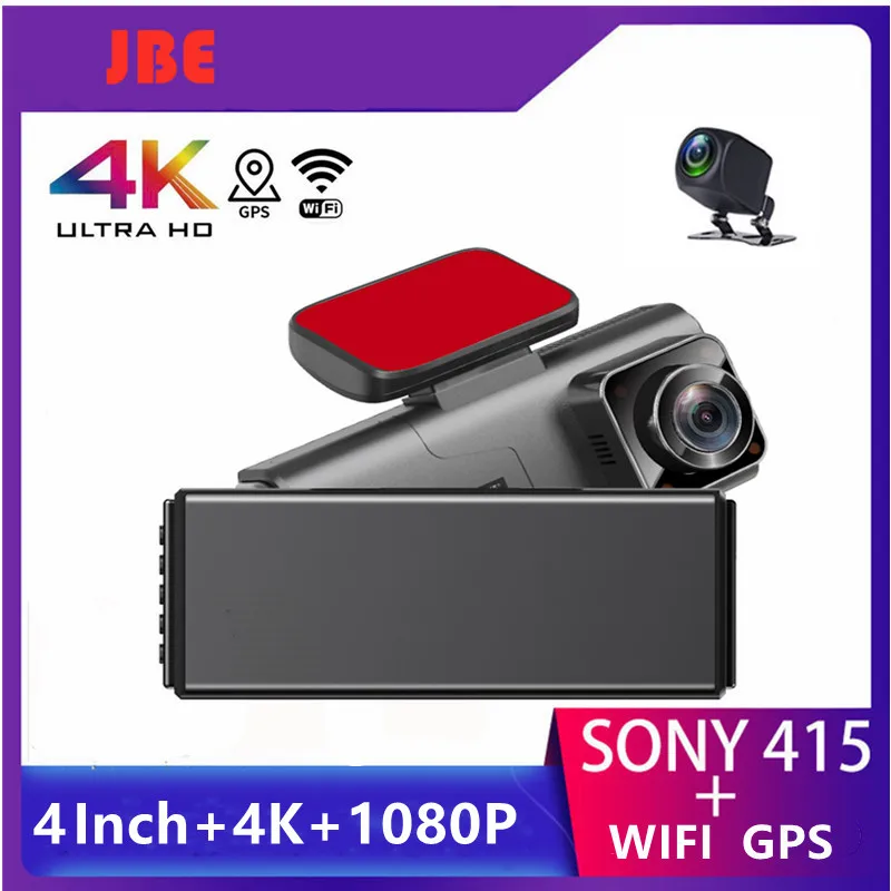 Автомобильный видеорегистратор 4 дюйма 4K 3840*2160P Sony IMX415 зеркало заднего вида