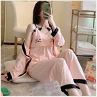 3 шт.компл. хлопковая Милая Пижама для беременных и кормящих женщин комплект пижамы для отдыха для женщин Одежда для кормящих матерей X105