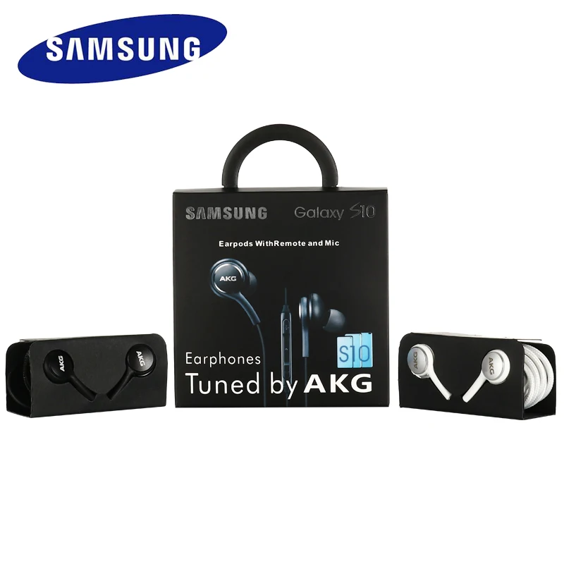 10 шт. наушники Samsung AKG S10 S9 S8 EO IG955 3 5 мм проводные вкладыши с микрофоном и