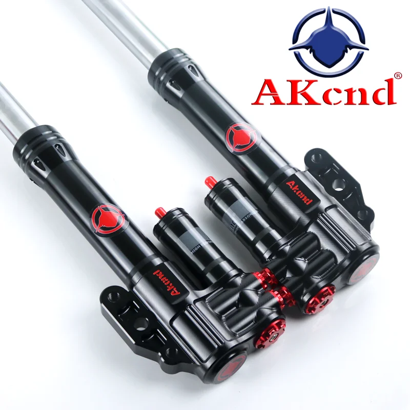 

Akcnd Front Fork/suspension/ Front Shock Absorbers Wiht Brake System One Set Adjustable Fit For Niu Ebike N1 N1s Ngt