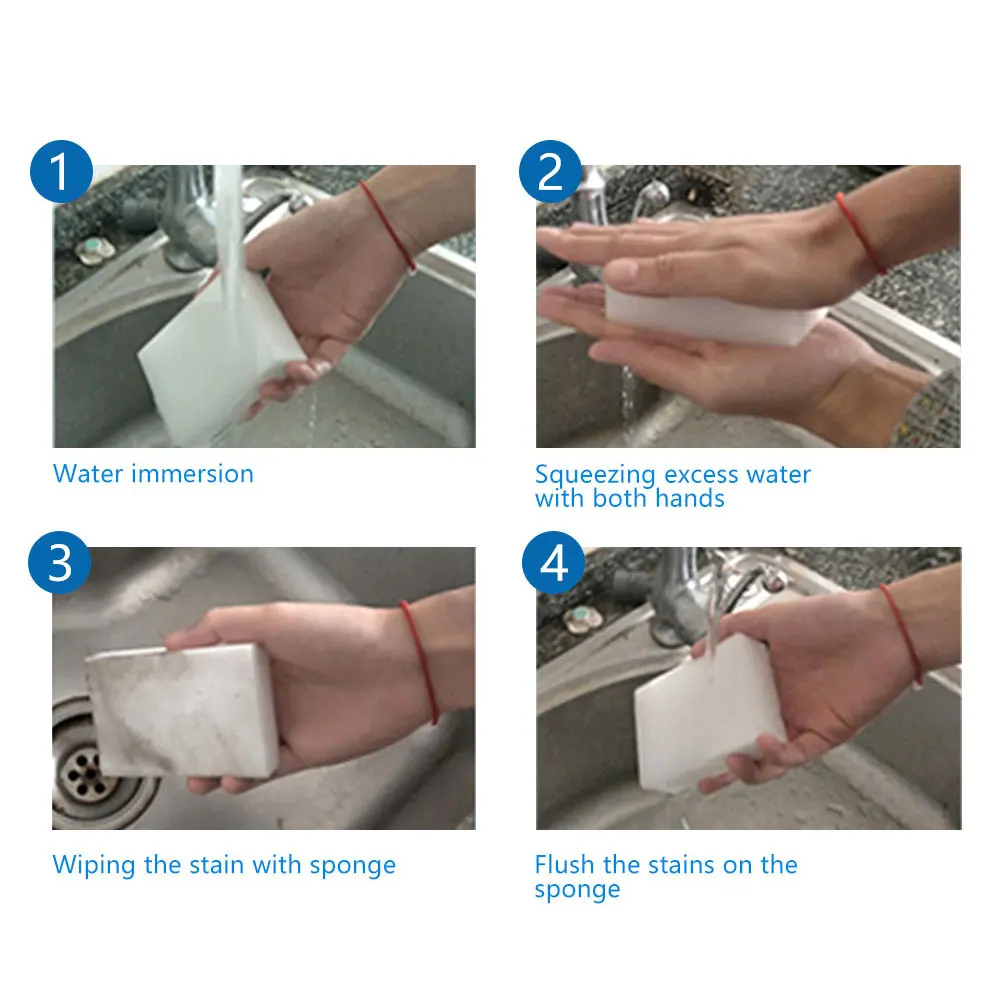 10 шт. меламиновая губка волшебная Ластик Тряпки Для Вытирания пыли салфетки для