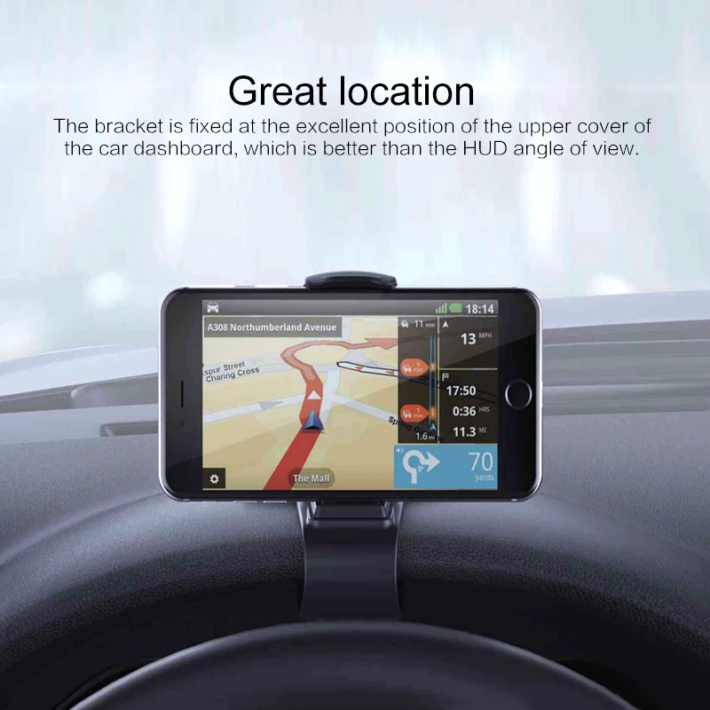 Универсальная автомобильная подставка для GPS на вентиляционное отверстие с