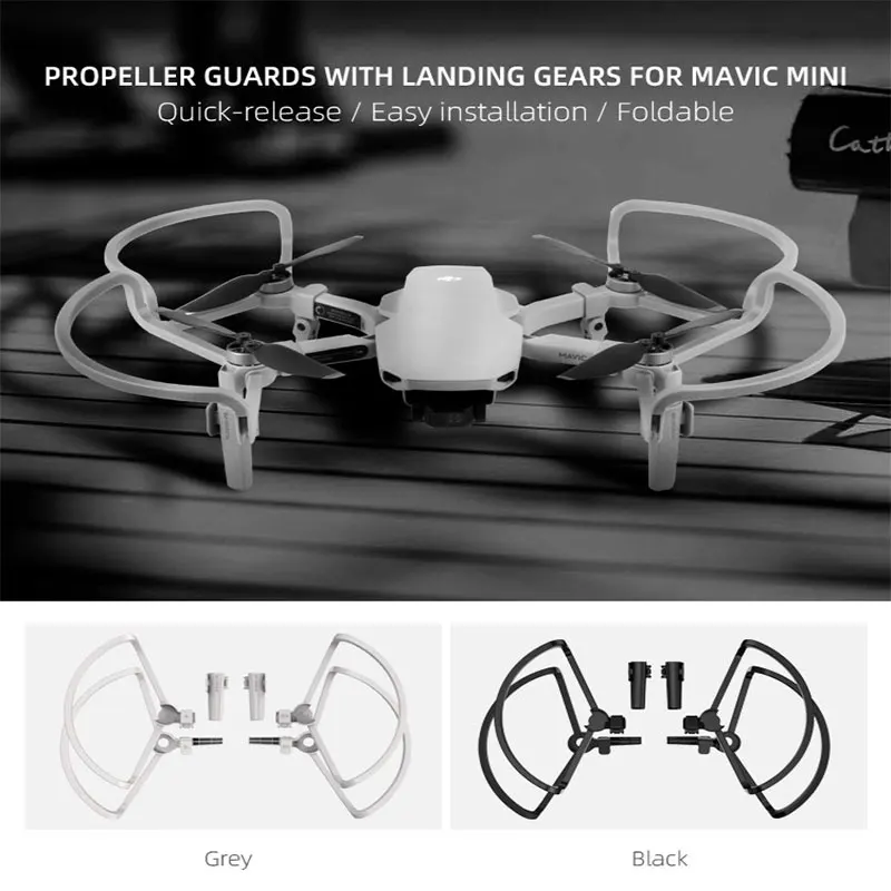 Высокое качество 4 шт. быстроразъемные пропеллеры защита складное кольцо для