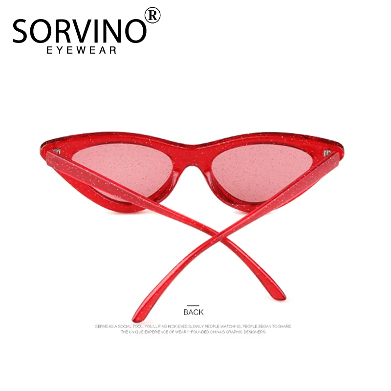 Классические хрустальные солнцезащитные очки кошачий глаз для женщин и мужчин