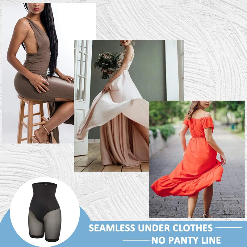 Женские Бесшовные Корректирующие шорты для талии утягивающие живот с высокой
